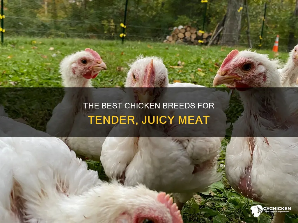 what type of chicken produces tender and juice chickens