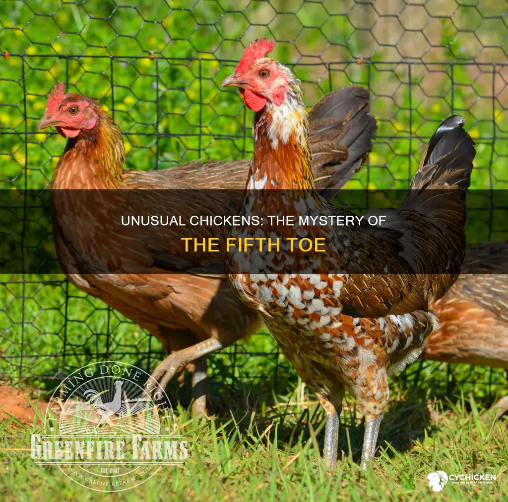 what type of chicken that has a fifth toe