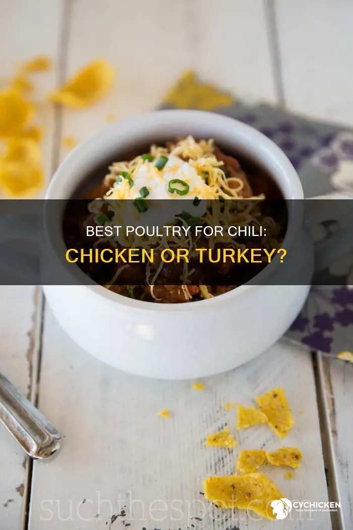 what type of chicken turkey is best for chili