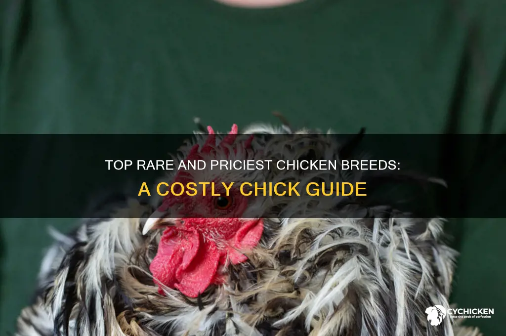 what type of chicks are the most expensive