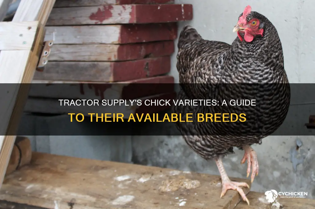 what type of chicks does tractor supply have