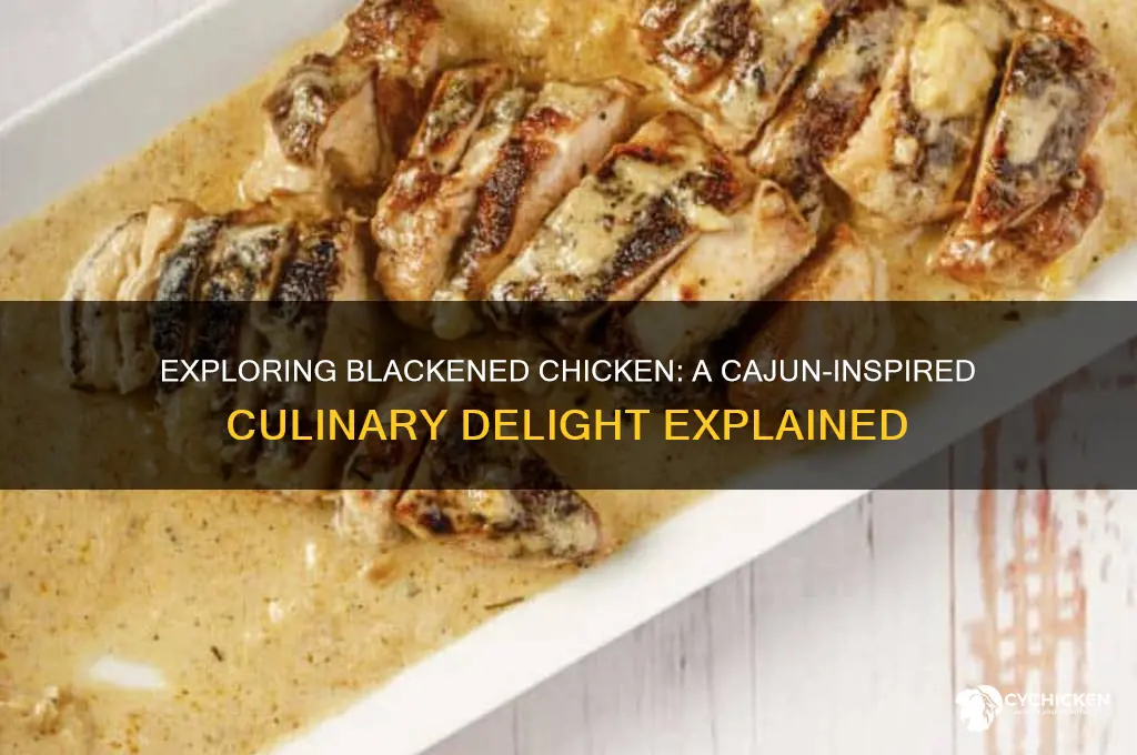 what type of cuisine is blackened chicken