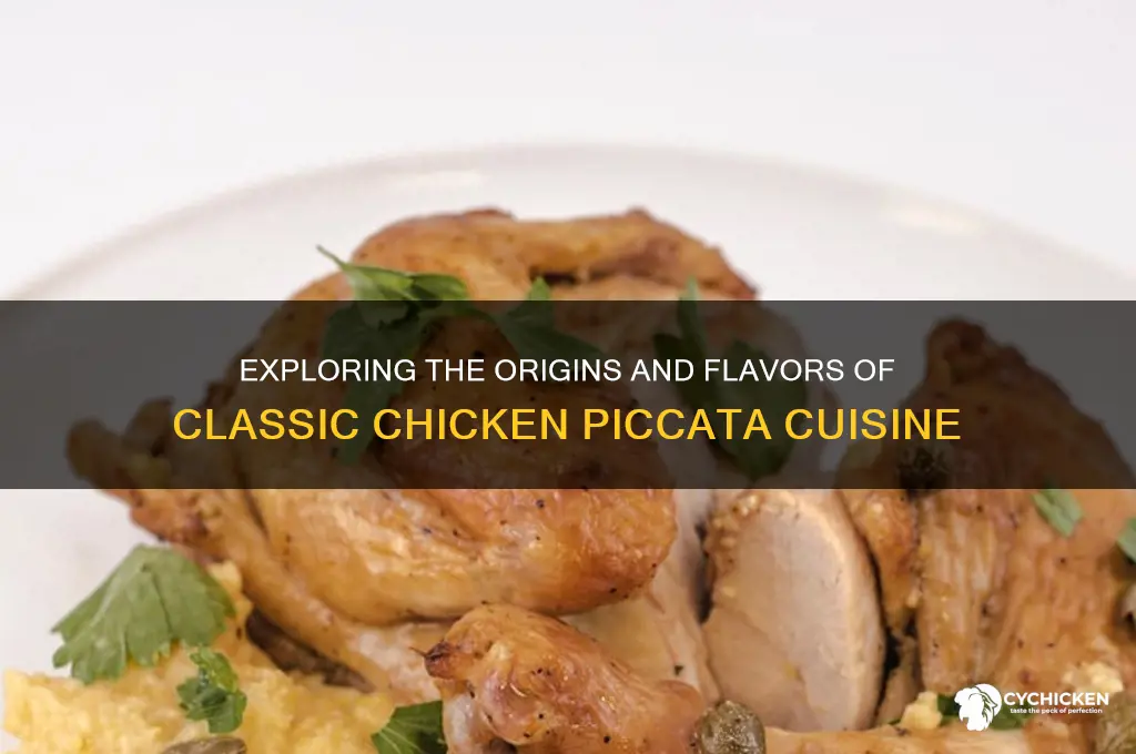 what type of cuisine is chicken piccata