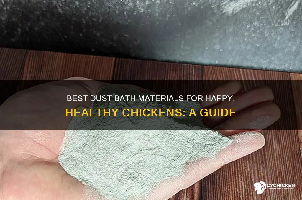 what type of deatamacios earth for chicken baths