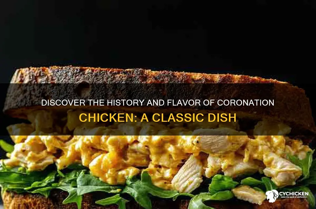 what type of dish is coronation chicken