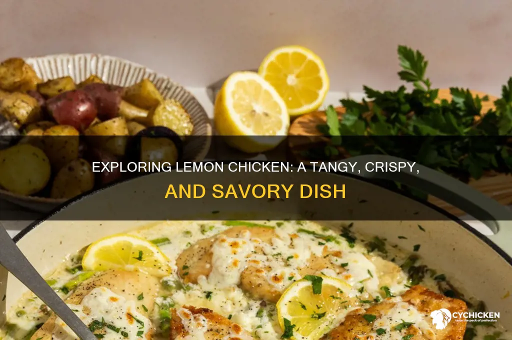 what type of dish is lemon chicken