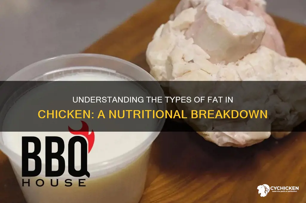 what type of fat does chicken have
