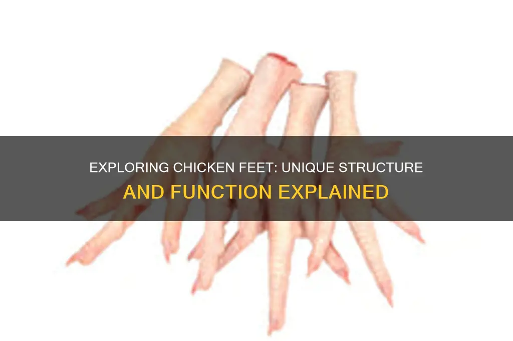 what type of feet does a chicken have