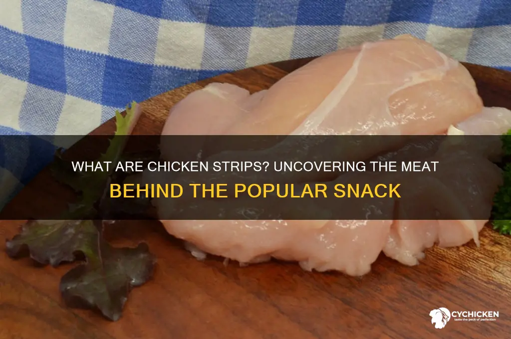 what type of meat is chicken strips