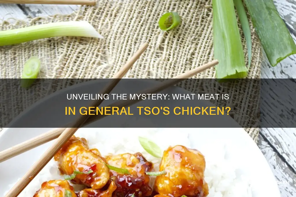 what type of meat is general tso chicken
