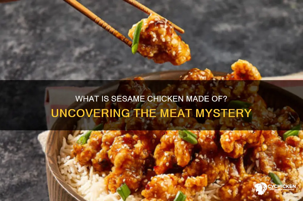 what type of meat is sesame chicken