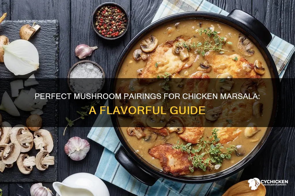 what type of mushroom for chicken marsala