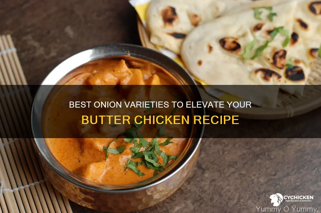 what type of onion for butter chicken
