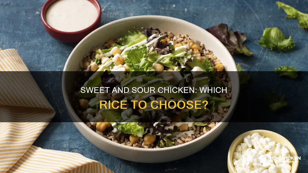 what type of rice for sweet and sour chicken