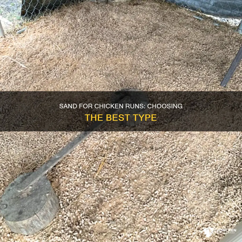 what type of sand is best in a chicken run
