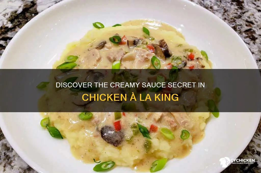 what type of sauce in chicken a la king