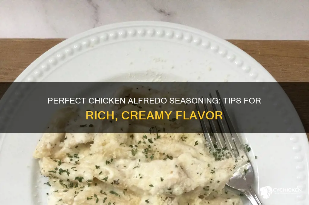 what type of seasning for chicken alfrado