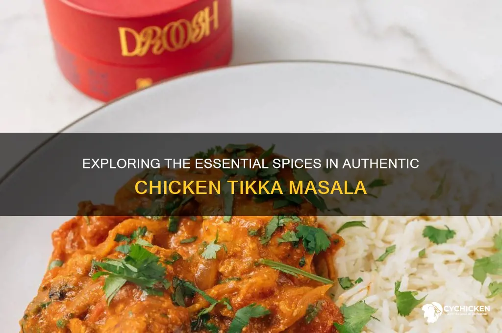 what type of spice in chicken tikka masala