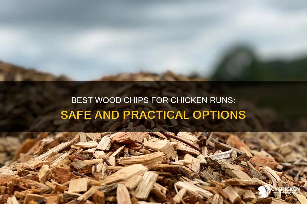 what type of wood chips for chicken run