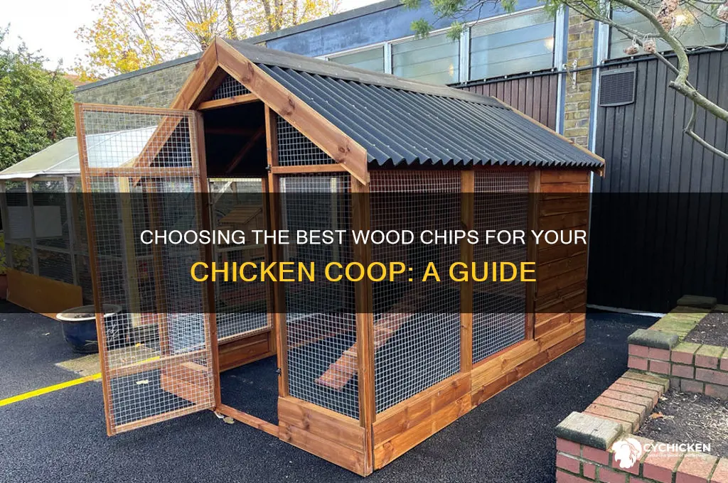 what type of wood chips for chicken