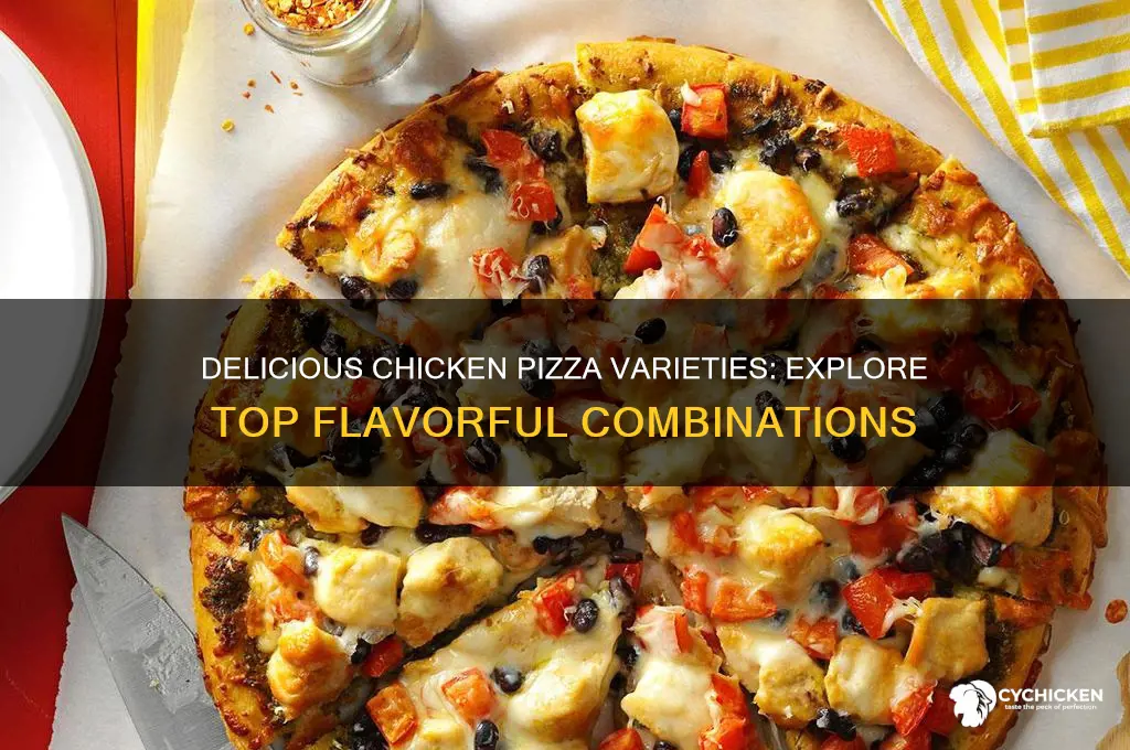 what types of chicken pizza are there
