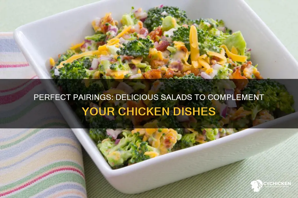 what types of salads goes with chicken