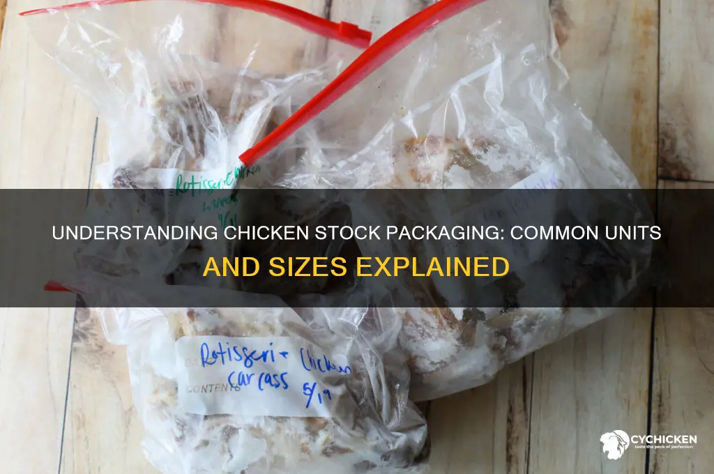 what unit is chicken stock sold in