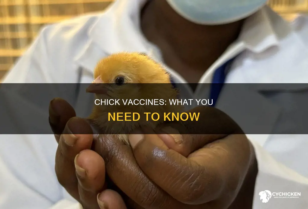 what vaccines do i need to give my chick