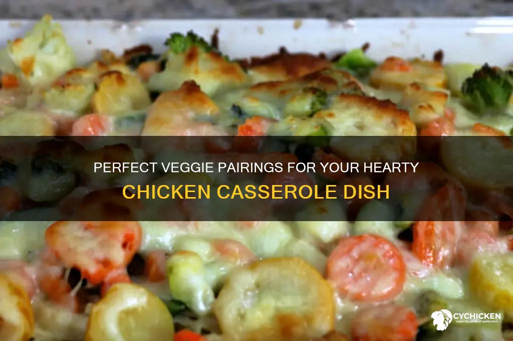 what veg goes in a chicken casserole