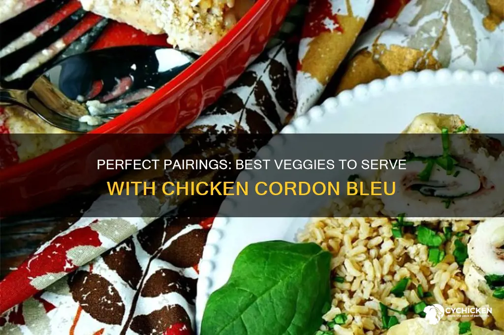 what veg goes with chicken cordon bleu