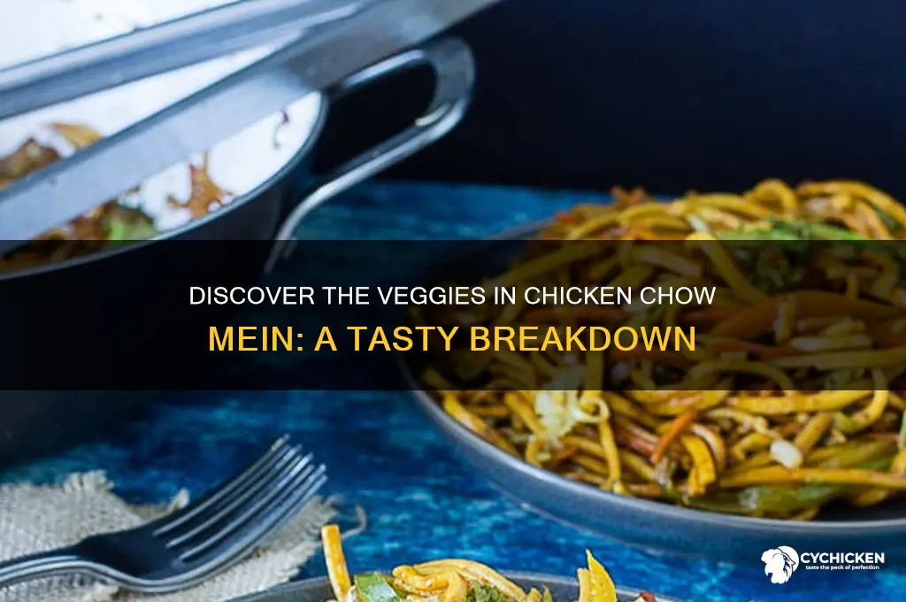 what veg is in chicken chow mein