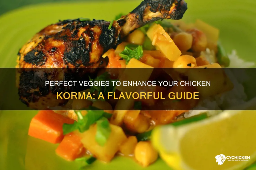what veg to put in a chicken korma