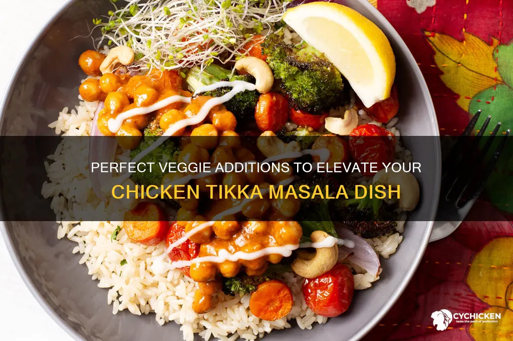 what veg to put in chicken tikka masala