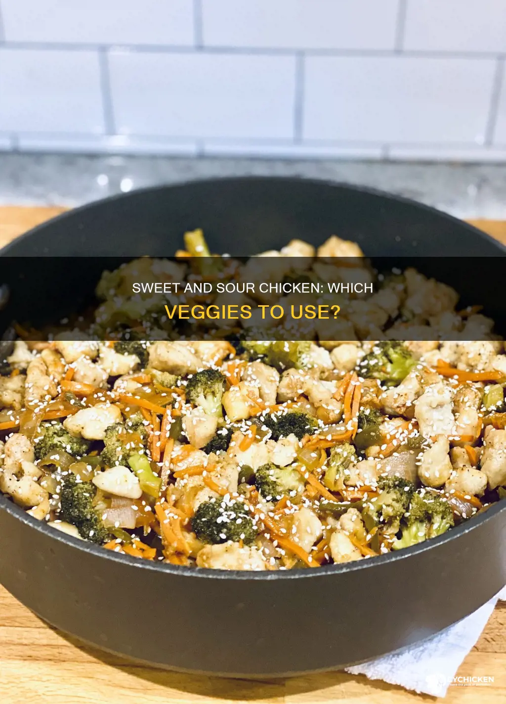 what veg to put in sweet and sour chicken