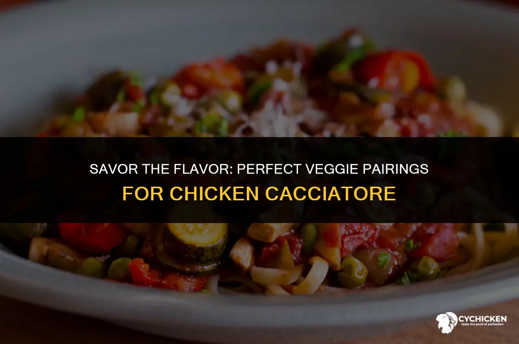 what veg would be served with chicken cacciatore