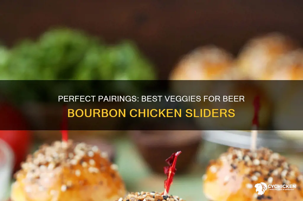 what vegetable goes with beer bourban chicken sliders