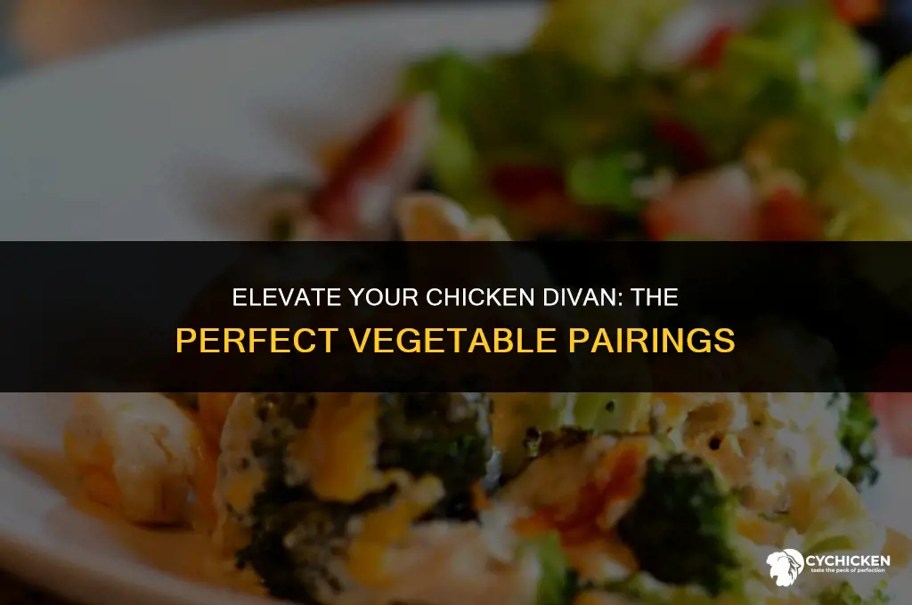 what vegetable to serve with chicken divan