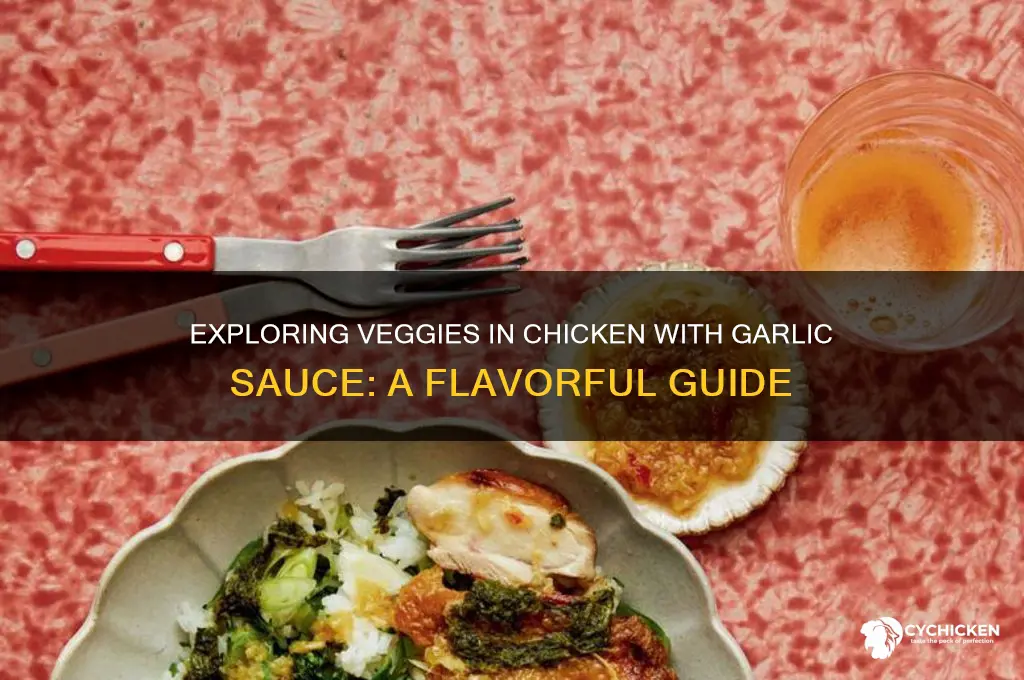 what vegetables are in chicken with garlic sauce