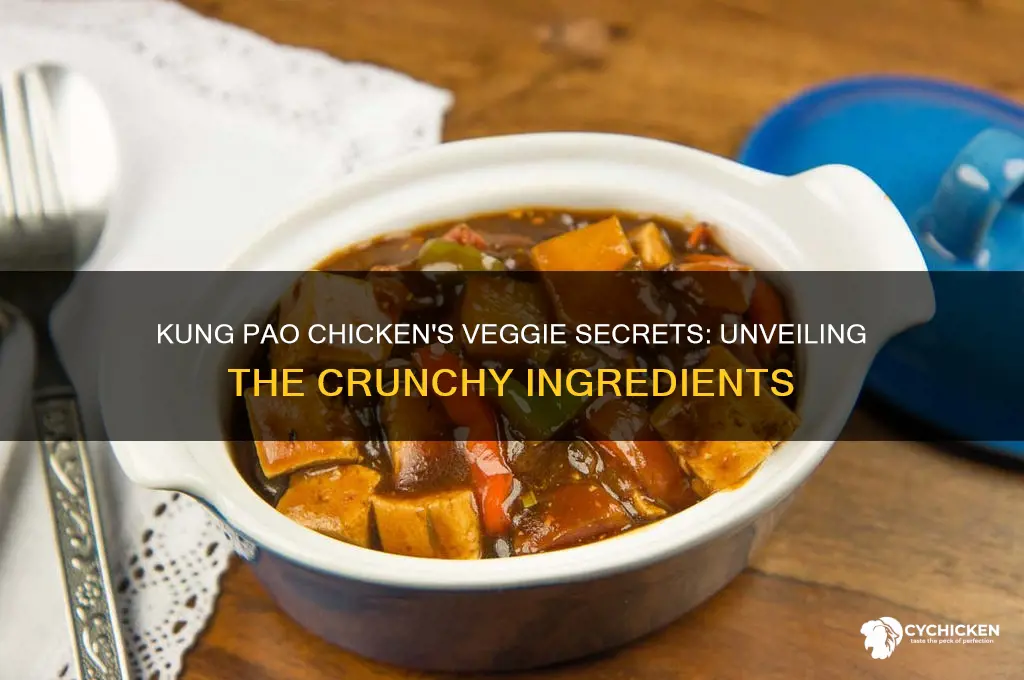 what vegetables are in kung pao chicken