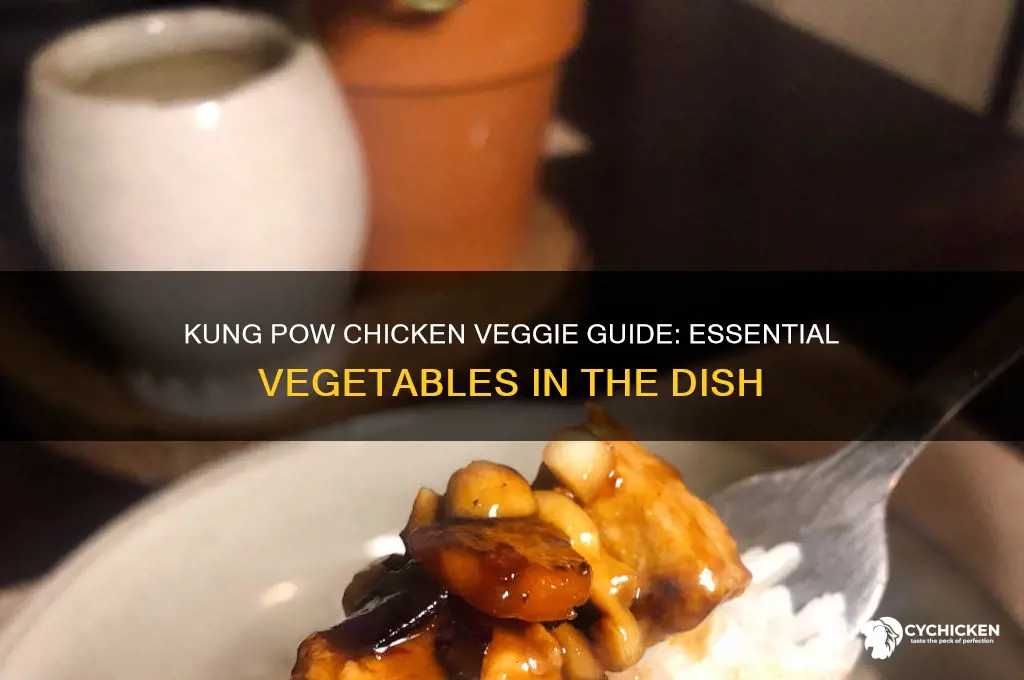 what vegetables are in kung pow chicken