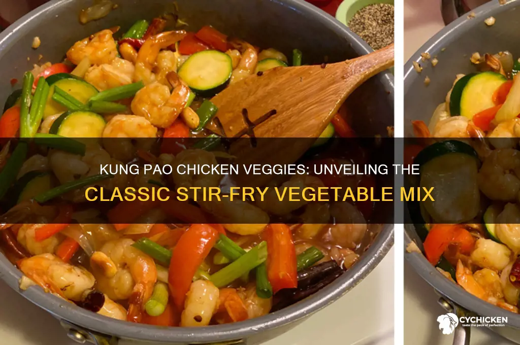what vegetables are typically in kung pao chicken
