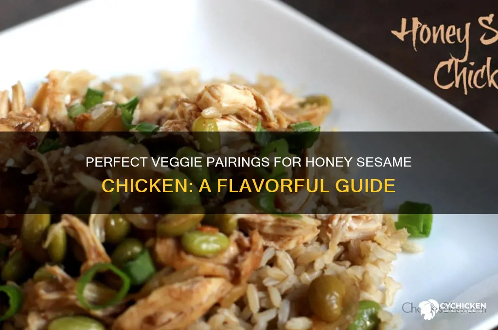 what vegetables do awith honey sesame chicken