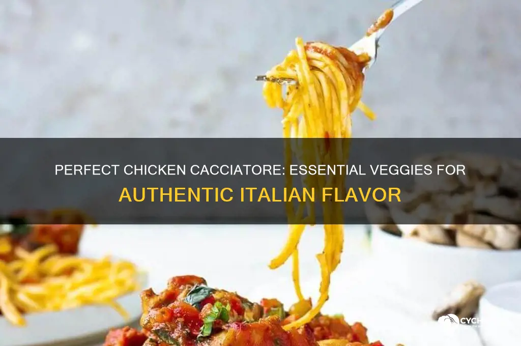 what vegetables do you put in chicken cacciatore
