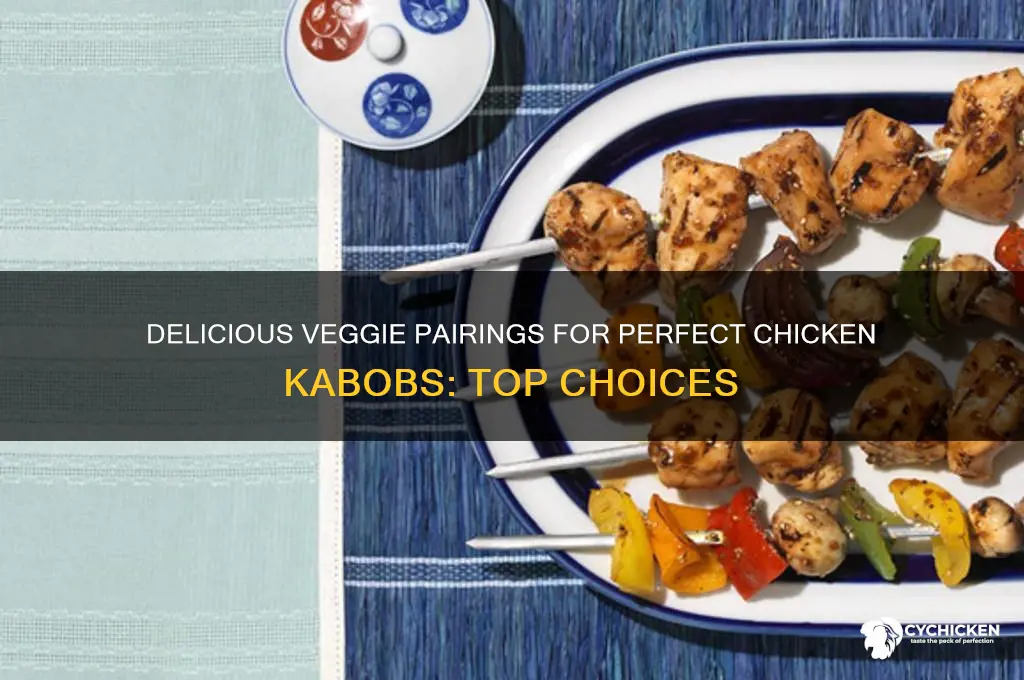 what vegetables do you put on chicken kabobs
