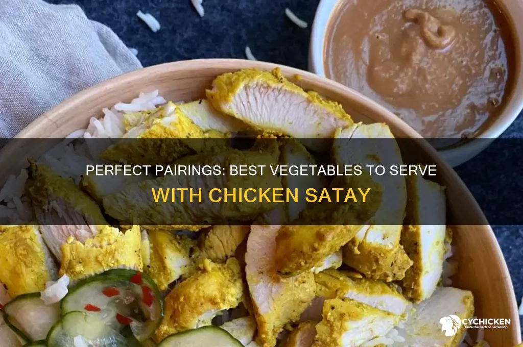what vegetables do you put with chicken sate