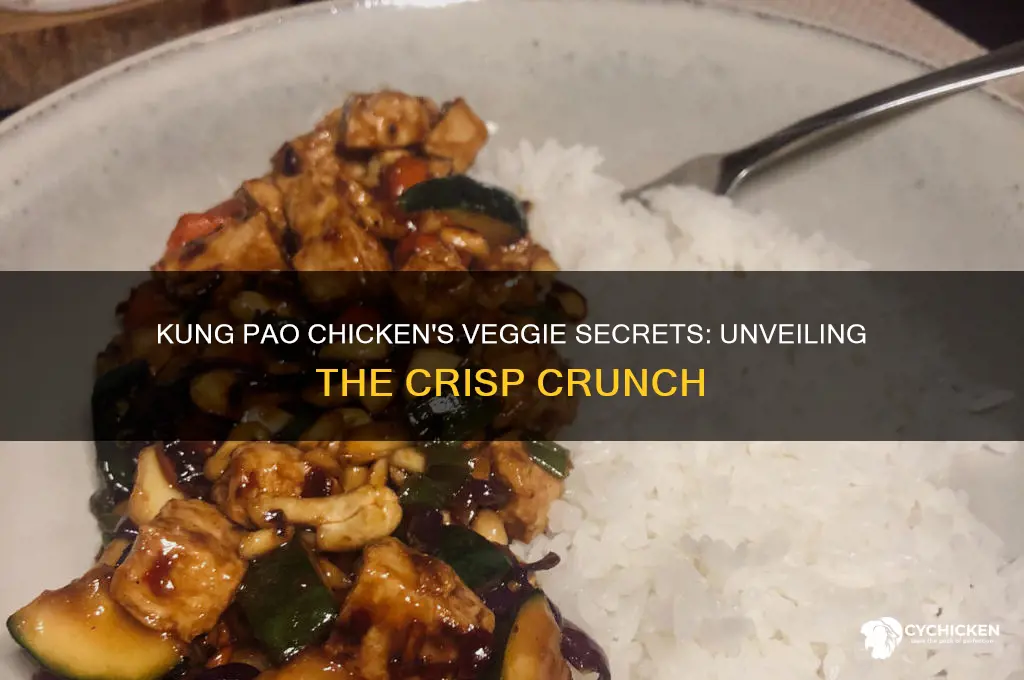 what vegetables does kung pao chicken have
