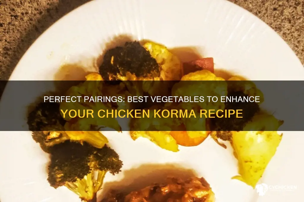what vegetables go well in chicken korma