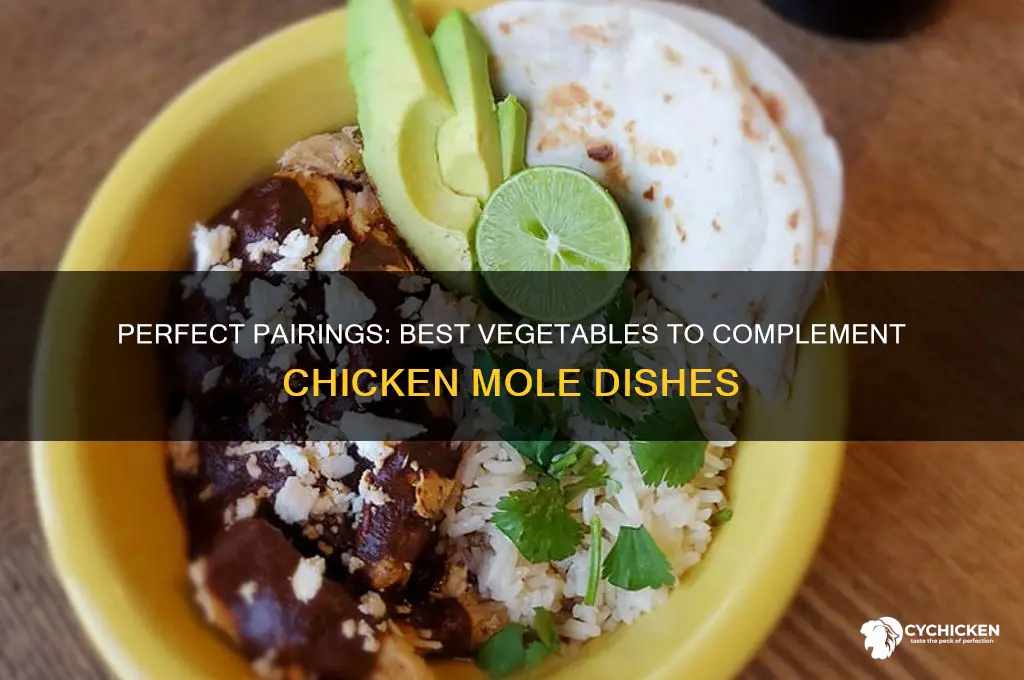 what vegetables go well with chicken mole