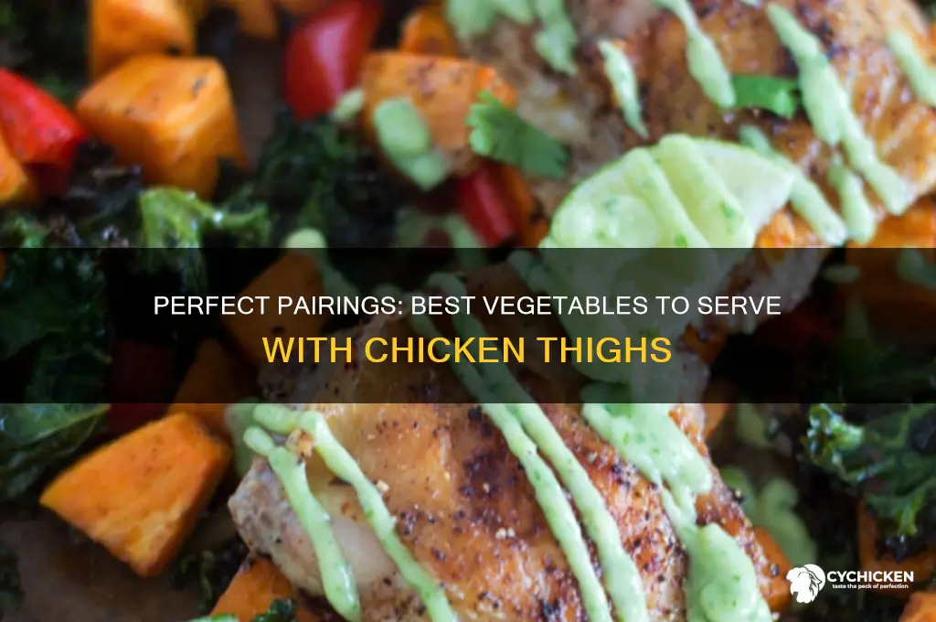 what vegetables go with chicken thighs