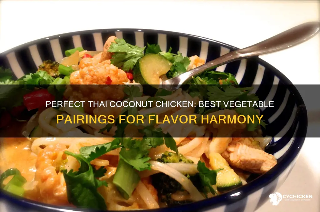 what vegetables go with thai coconut chicken